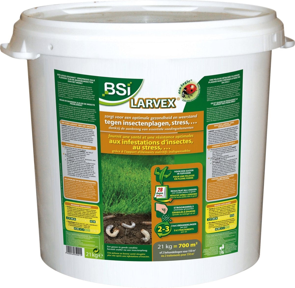 BSI LARVEX NATUURLIJKE BESTRIJDING 21 KG