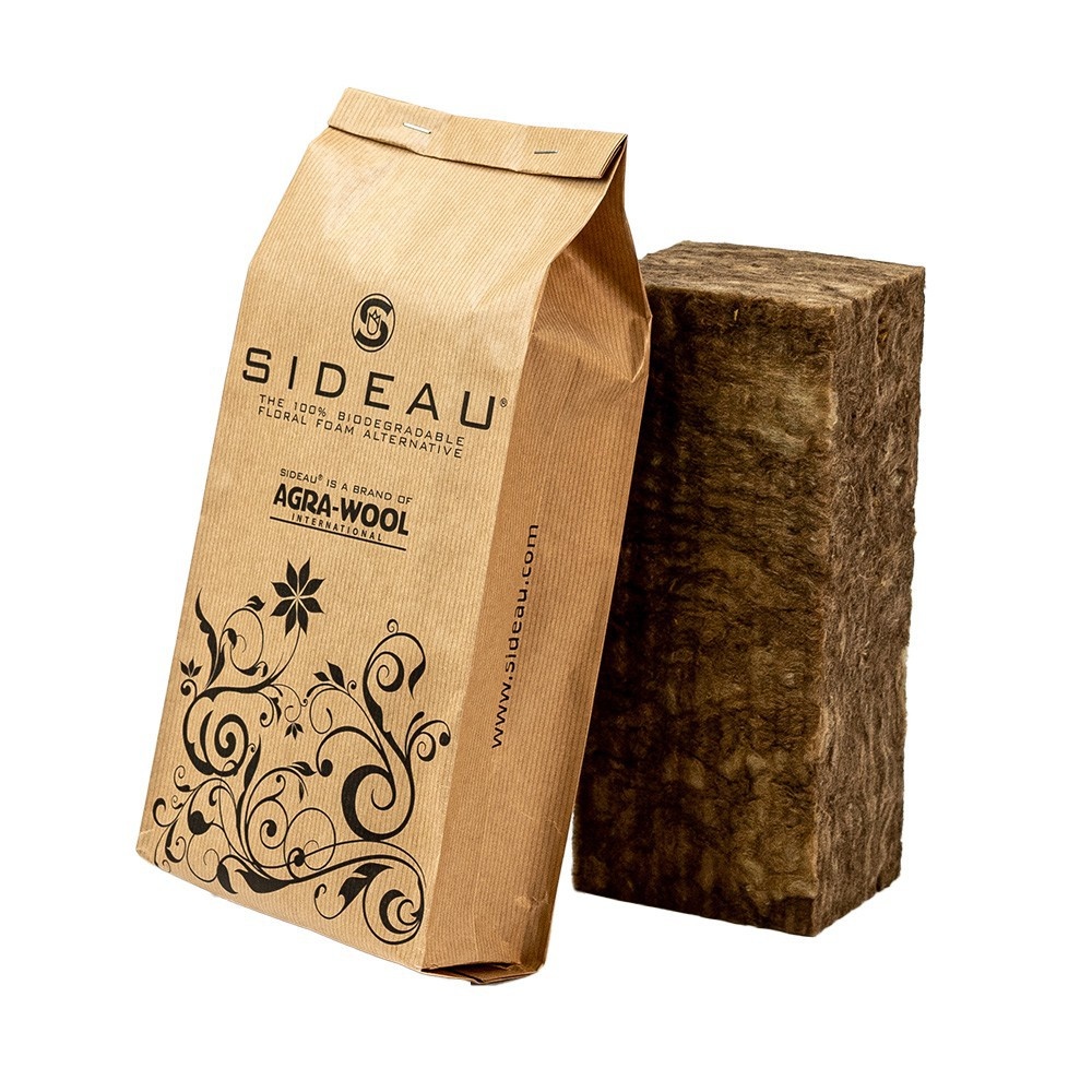 SIDEAU 100% NATURAL FLORAL FOAM STEEKBLOK 1 LOS BLOK 23X10X7,5CM