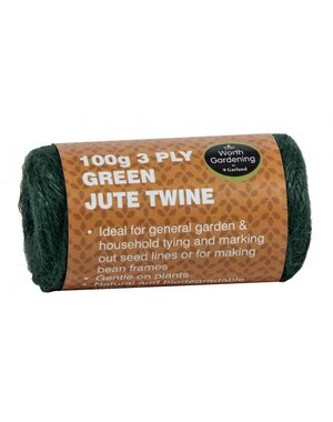 GARLAND 3 PLY GROEN JUTE TOUW 100 GRAM