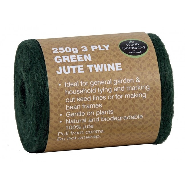 GARLAND 3 PLY GROEN JUTE TOUW 250 GRAM