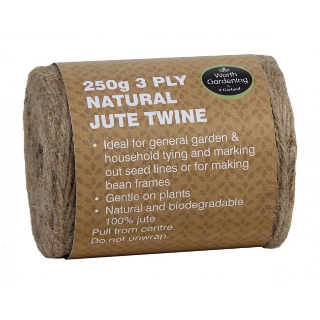 GARLAND 3 PLY NATUREL JUTE TOUW 250 GRAM