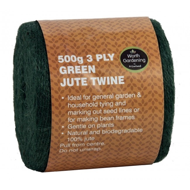 GARLAND 3 PLY GROEN JUTE TOUW 500 GRAM