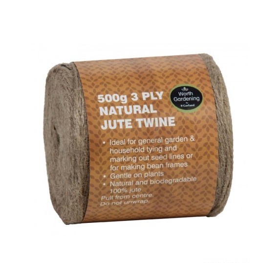 GARLAND 3 PLY NATUREL JUTE TOUW 500 GRAM