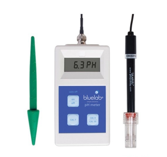 BLUELAB SOIL PH METER VOOR METINGEN IN AARDE, KOKOS EN SUBSTRATEN