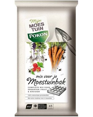 POKON  BIO AARDE MIX VOOR MOESTUINBAK 20 LITER