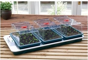 BIG 3 VERWARMDE PROPAGATOR MET AUTOMATISCHE TEMPERATUUR REGELING 80.5X41X20CM