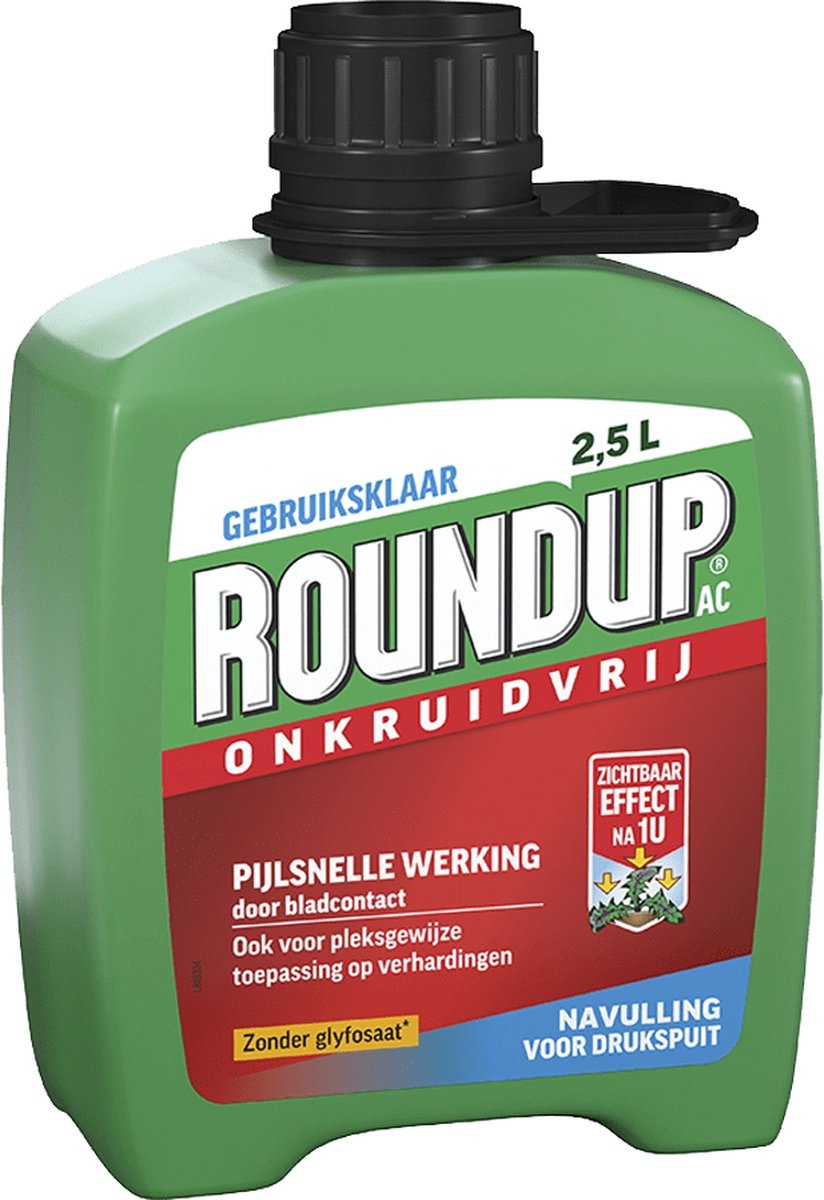 ROUNDUP AC SNEL ONKRUIDVRIJ KANT EN KLAAR NAVULLING 2,5L