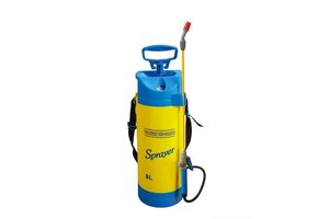 PRO DRUKSPUIT 8 LITER MET DRUKMETER