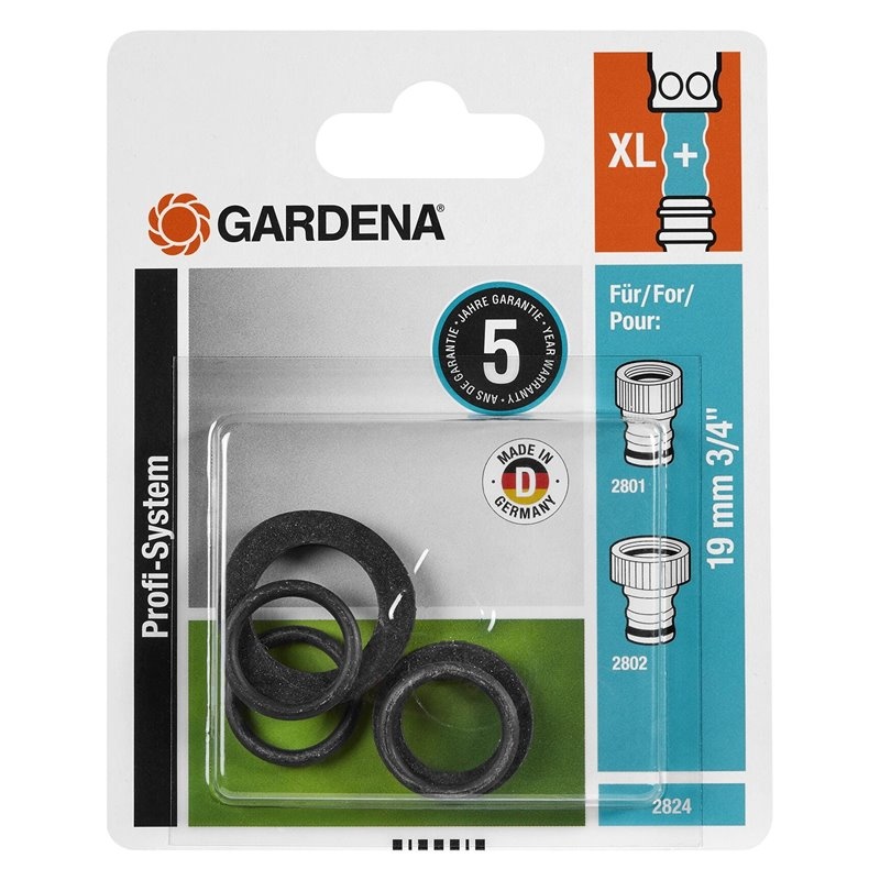 GARDENA PROF-SYSTEM SETJE RUBBERRINGEN