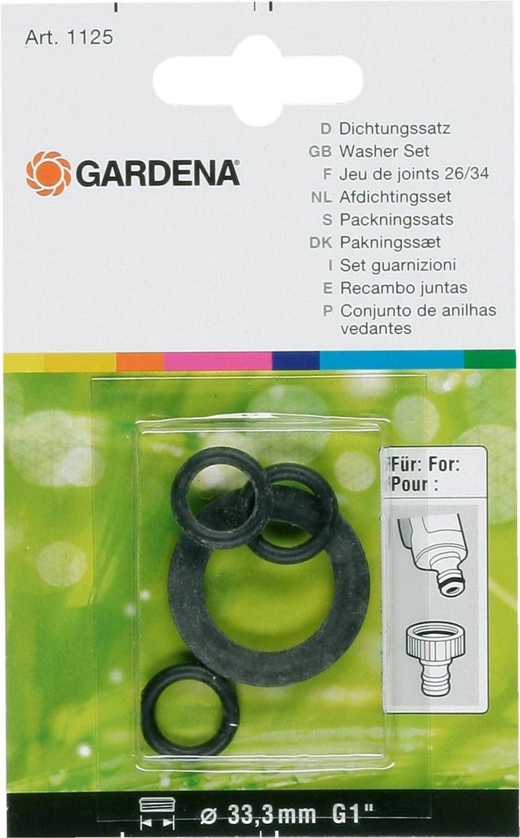 GARDENA RUBBERRINGEN SET