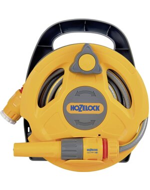 HOZELOCK CLICK & GO MICRO REEL SLANGHASPEL + 10M SLANG EN TUINSPUIT