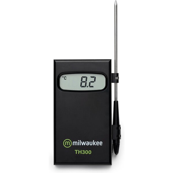 MILWAUKEE  MILWAUKEE TH300 DIGITALE THERMOMETER MET LOSSE RVS SENSOR -50°C TOT +150°C