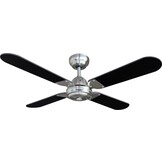 BESTRON DCF42BR PLAFONDVENTILATOR MET AFSTANDSBEDIENING 102 CM RVS / ZILVER / ZWART 50 WATT