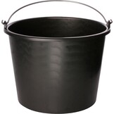 KUNSTSTOF BOUWEMMER 12 LITER ZWART