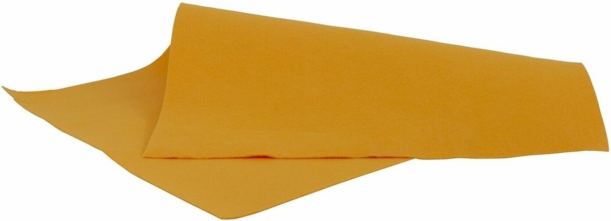 VISCOSE VLOERDOEK - DWEIL 50 X 70CM ORANJE 3 STUKS