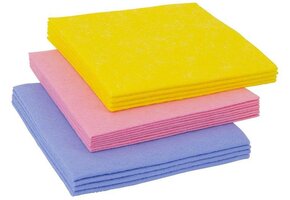 HUISHOUDDOEKJES VISCOSE 35 X 35 CM VERPAKKING 12 STUKS