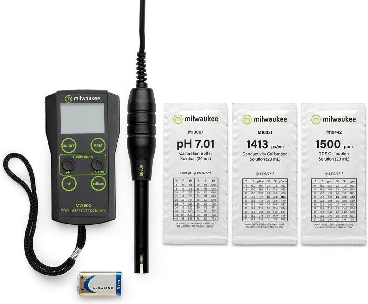 MILWAUKEE MW802 pH/EC/TDS COMBI METER