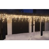 Generic  LED Ijspegel Kerstverlichting 12 meter - Warm wit - 480 LEDs