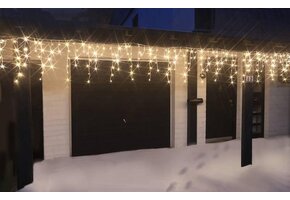 LED Ijspegel Kerstverlichting 24 meter - Warm wit - 960 LEDs