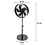 Lifetime Air Lifetime Air  Statiefventilator 40cm 230V Zilver