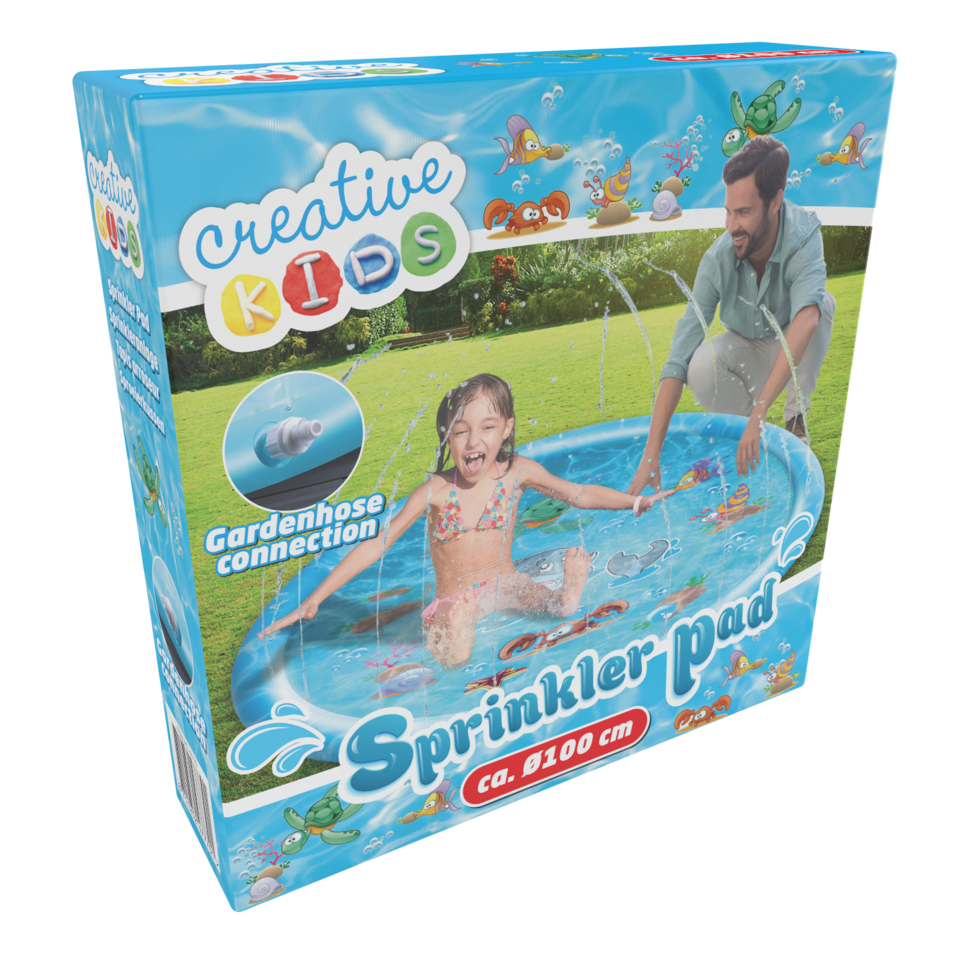 Creative Kids Waterspeelmat met sprinklersysteem Ø100cm