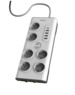 Philips 6-voudige stekkerdoos met USB SPN7061WA/39 230V