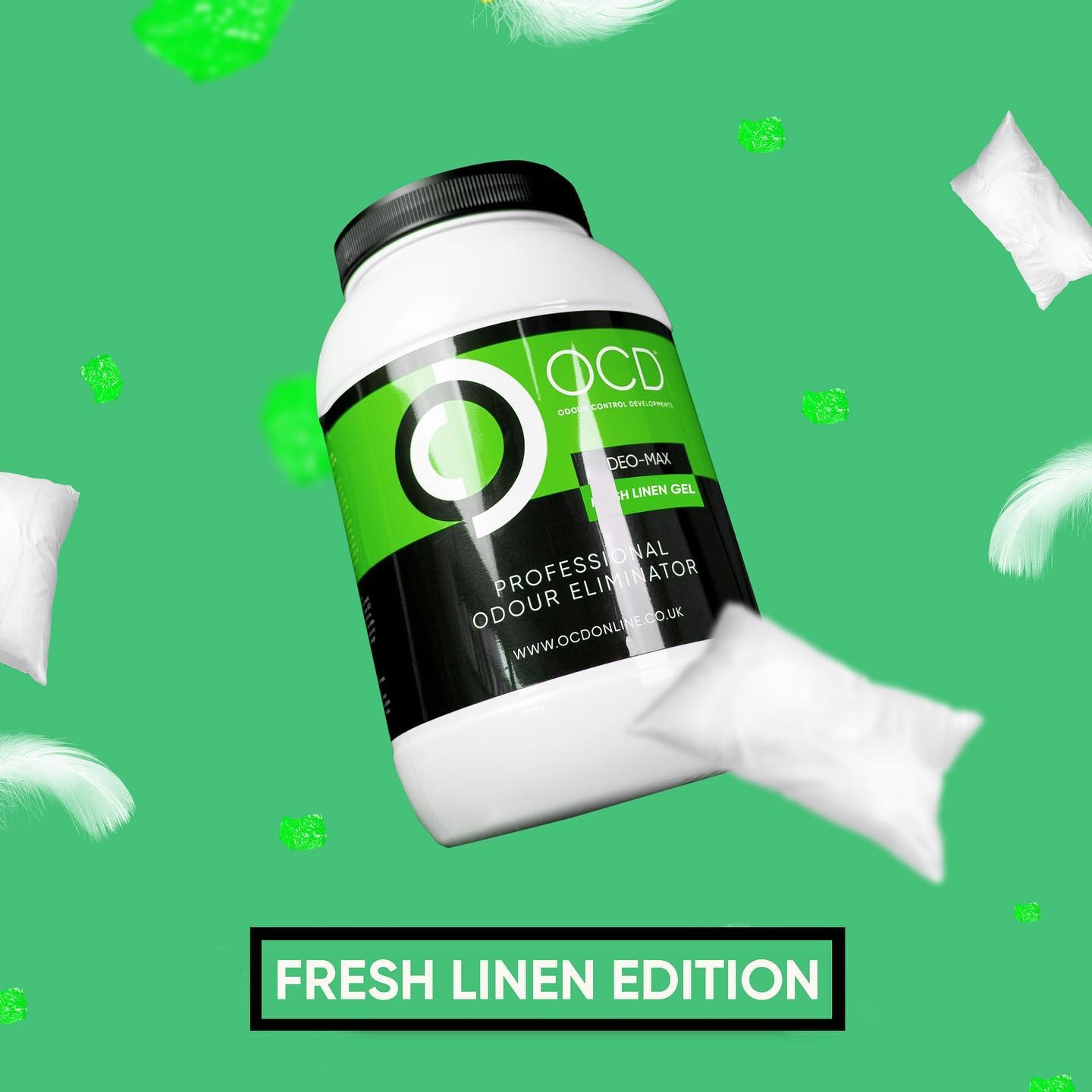 OCD DEO MAX FRESH LINEN GEL 1 LITER