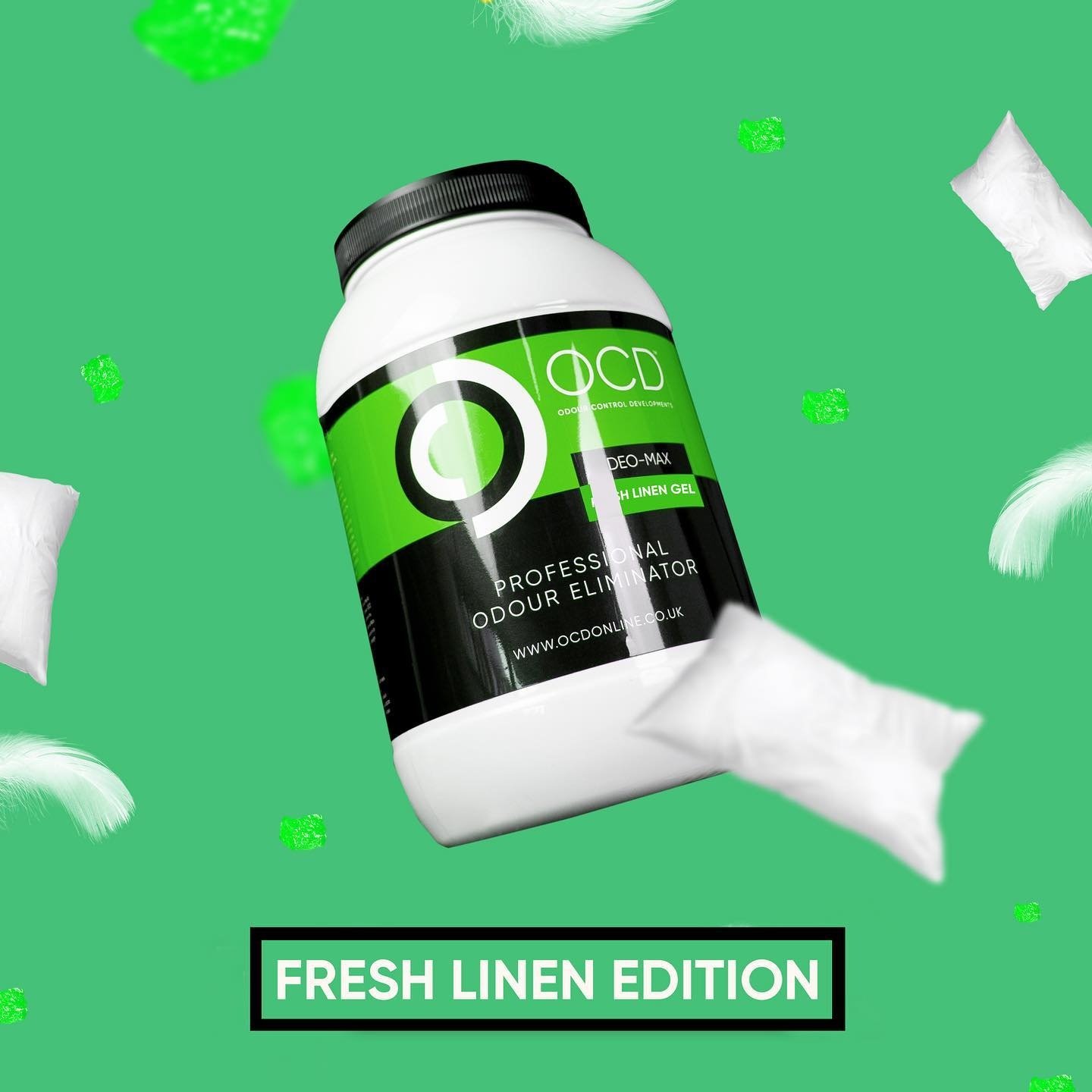 OCD DEO MAX  FRESH LINEN GEL 4 LITER