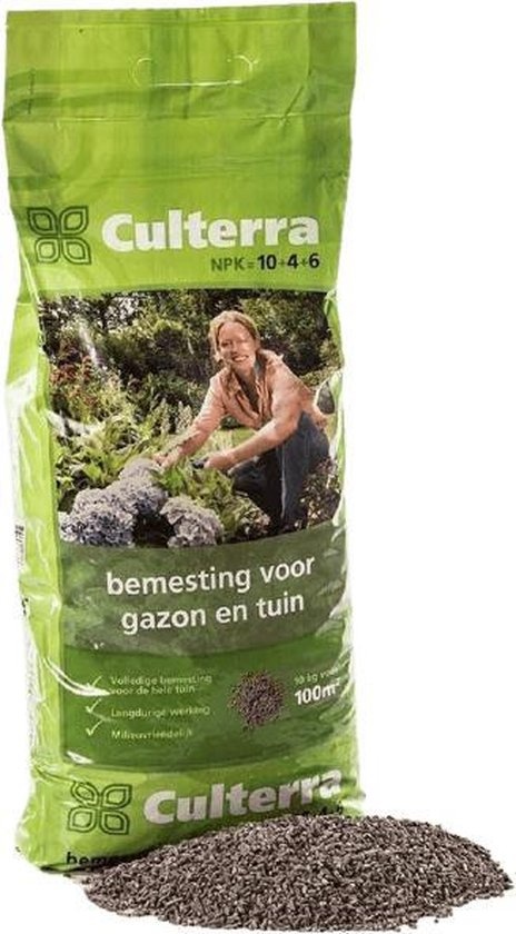 Culterra Groen (NPK 10+4+6) - Natuurmest 25kg