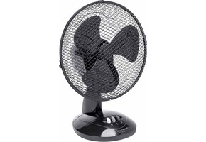 DDF27Z TAFELVENTILATOR ZWART 27CM 30 WATT
