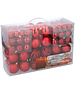 Christmas Gifts Plastic Kerstballen 100 Stuks Rood