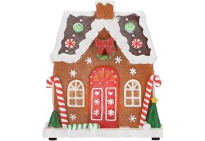 Gingerbread House LED Sugar Candy Look 17,6cm