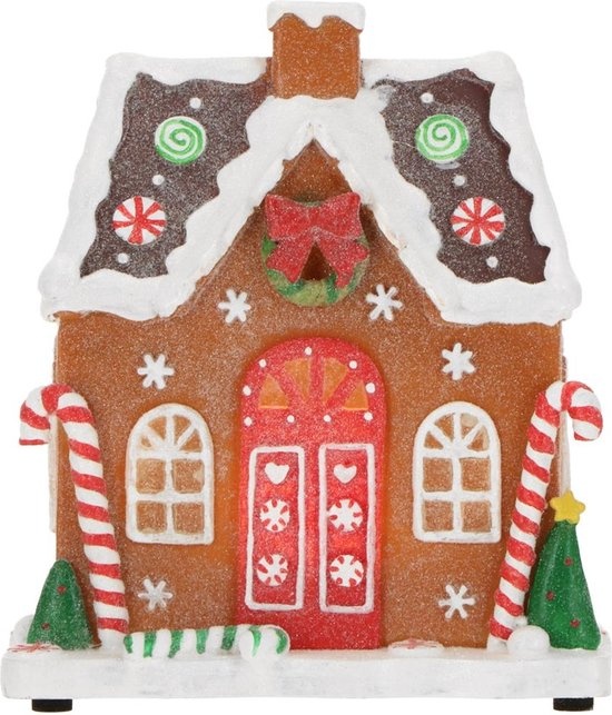 Gingerbread House LED Sugar Candy Look 17,6cm