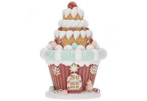 Cupcake House Gingerbread Poly Candy 20cm