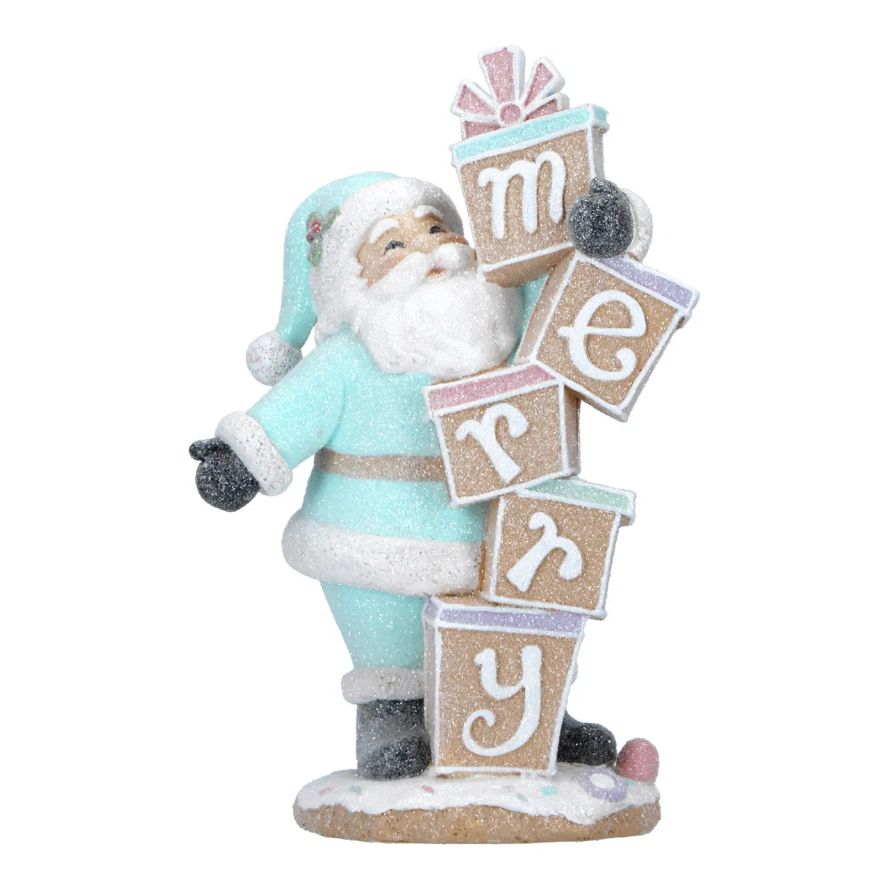 Santa Merry Poly Sugar Candy 23cm