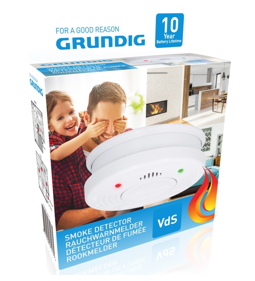 Grundig Smoke Detector - 4 stuks