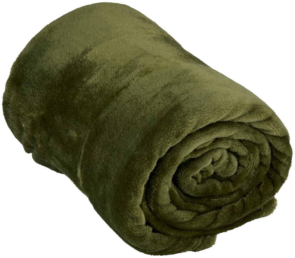 ARTI CASA PLAID FLANNEL DONKERGROEN 150X200 CM