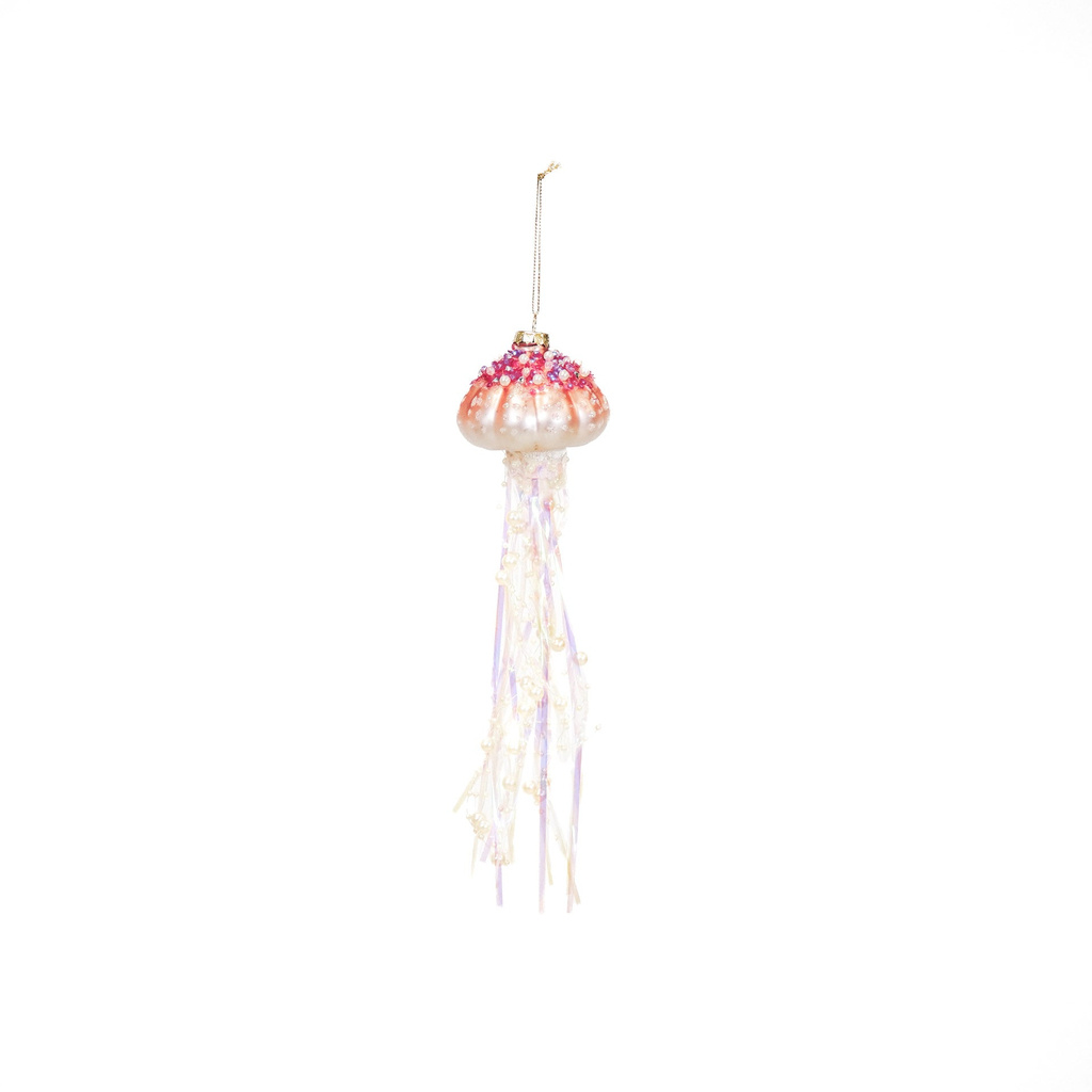 Housevitamin Jellyfish Xmas Hanger Glass - 7x25cm