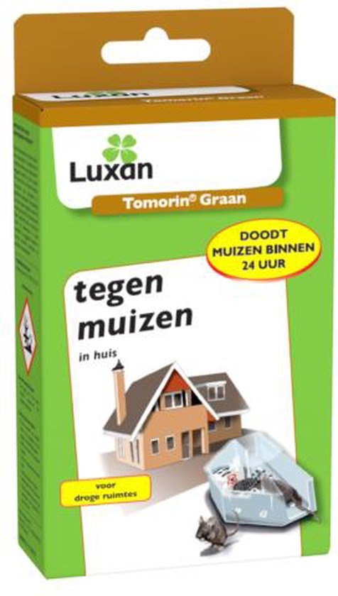 Luxan Tomorin muizengif - graan lokdoos 1 stuk
