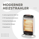 Softsail  Oscillerende halogeenverwarming – 400-800-1200W