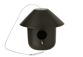 J-LINE VOGELHUISJE PAM – KERAMIEK ZWART