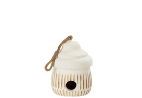 Vogelhuisje Ying – Hout Wit