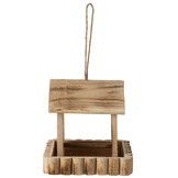 J-Line Vogelhuis met Rand Hout Beige