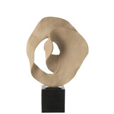 J-Line Deco Abstract On Base Resin Beige/Black