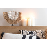 J-Line Necklace+Stand Dora Shells/Seagrass White Large