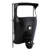 J-Line Bar Bike Tuktuk Metal/Mango Wood Schwarz/Natural