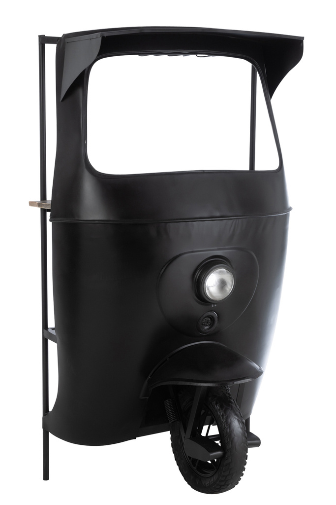 J-Line Bar Bike Tuktuk Metal/Mango Wood Schwarz/Natural