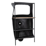 J-Line Bar Bike Tuktuk Metal/Mango Wood Schwarz/Natural