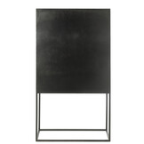 J-LINE KAST SHANIL HOUT/IJZER ZWART