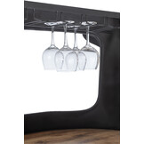 J-Line Bar Bike Tuktuk Metal/Mango Wood Schwarz/Natural